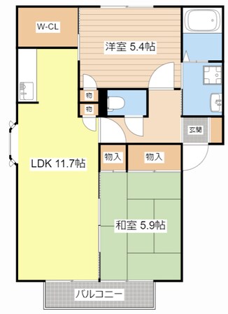 フォーレス　Ｋの物件間取画像